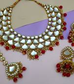Red necklace-sets