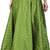 PAVONINE Green Color Golden Zari Work Satan Fabric Maxi Skirt For Women