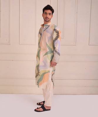 Ivory Organic Cotton Kurta Set 3
