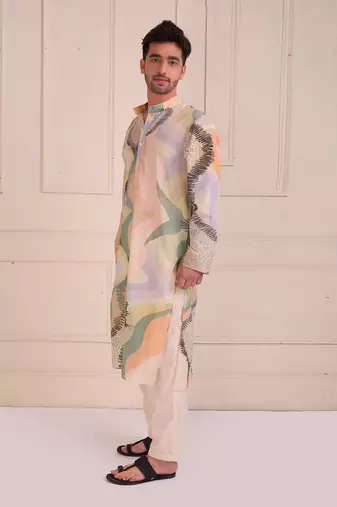 Ivory Organic Cotton Kurta Set