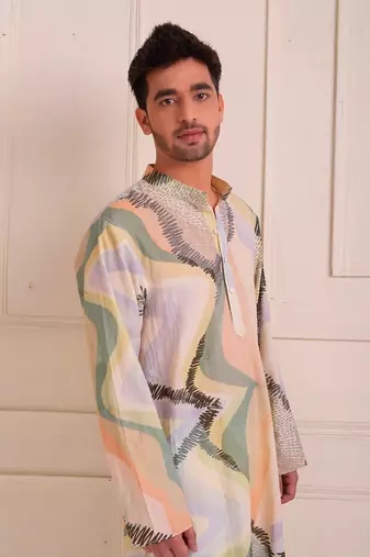 Ivory Organic Cotton Kurta Set