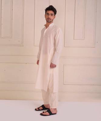 Ivory Organic Cotton Kurta Set 2