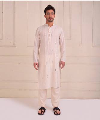 Ivory Organic Cotton Kurta Set 1