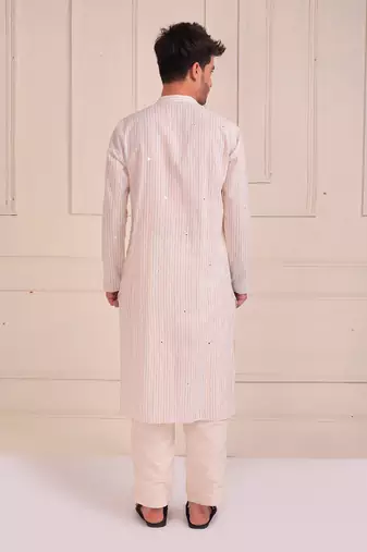 Ivory Organic Cotton Kurta Set