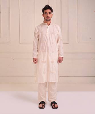 Ivory Organic Cotton Kurta Set 1