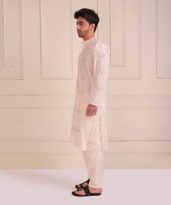 Ivory Organic Cotton Kurta Set 2