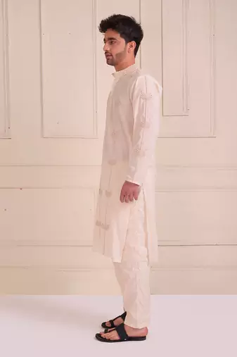 Ivory Organic Cotton Kurta Set