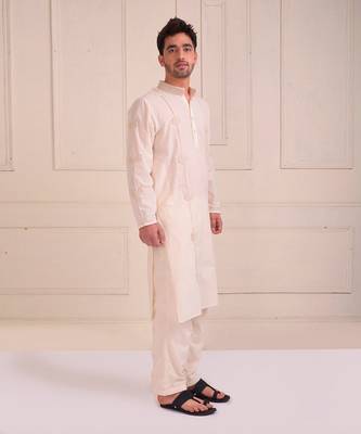 Ivory Organic Cotton Kurta Set 3