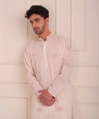 Ivory Organic Cotton Kurta Set 4