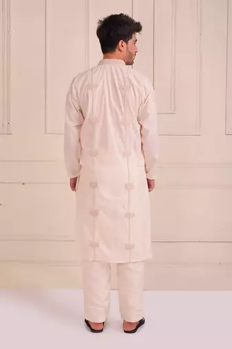 Ivory Organic Cotton Kurta Set