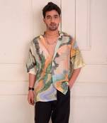 Multicolor Crushed Cotton Shirt