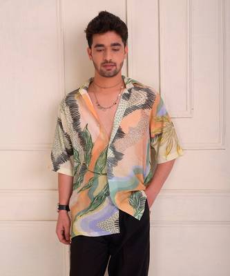 Multicolor Crushed Cotton Shirt 2
