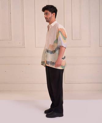 Ivory Print Organic Cotton Shirt 3