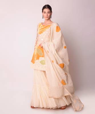 Ivory & Mustard Organic Cotton Kurta Set 2
