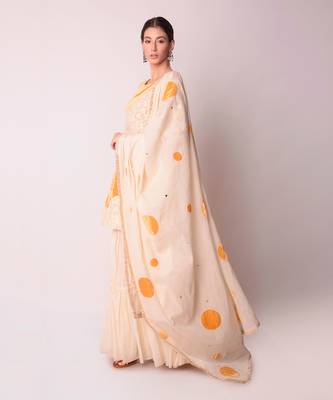 Ivory & Mustard Organic Cotton Kurta Set 5
