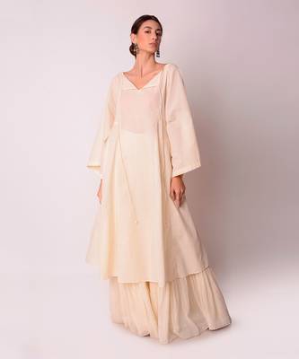 Ivory Jade Organic Cotton Kurta Set 1
