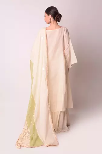 Ivory Jade Organic Cotton Kurta Set