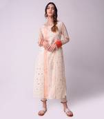 Ivory & Rust Organic Cotton Kurta Set