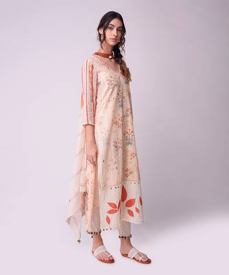 Ivory Organic Cotton Kurta Set 2