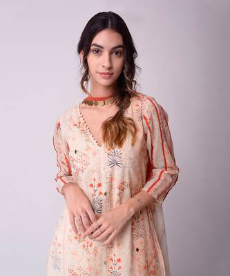 Ivory Organic Cotton Kurta Set 4