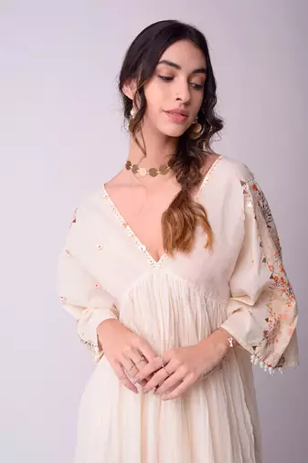 Ivory Organic Cotton Kurta Set