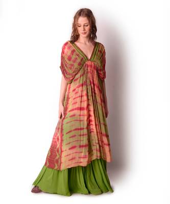 Multicolour Georgette Kurta Set 2