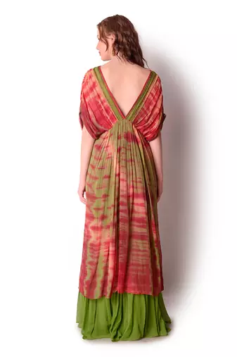 Multicolour Georgette Kurta Set