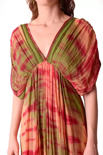Multicolour Georgette Kurta Set