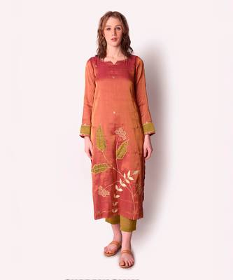 Dead Rose Tissue Kurta Set 2