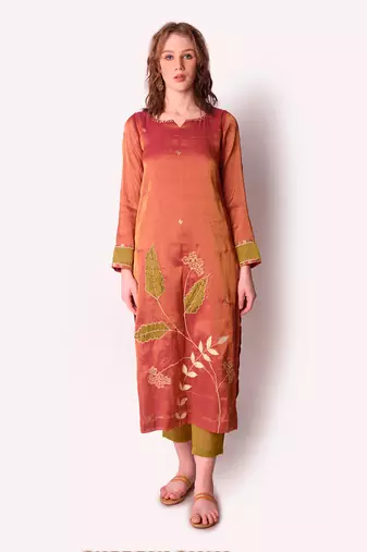 Dead Rose Tissue Kurta Set