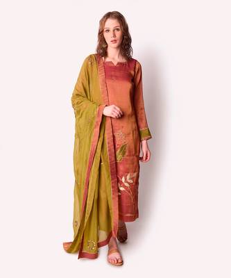 Dead Rose Tissue Kurta Set 1
