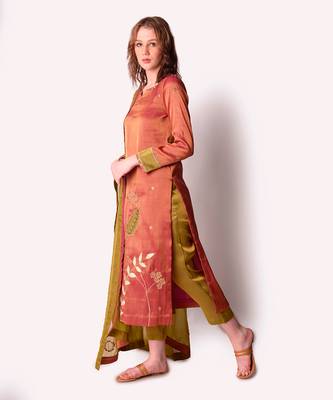 Dead Rose Tissue Kurta Set 5