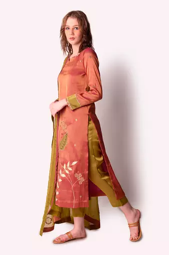 Dead Rose Tissue Kurta Set
