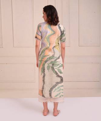 Ivory Print Organic Cotton Kurta Set 3