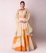 Ivory Organic Cotton Lehenga Set