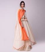 Ivory Organic Cotton Lehenga Set