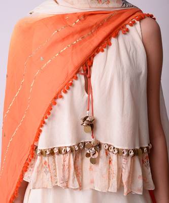 Ivory Organic Cotton Lehenga Set 5