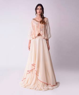Ivory Organic Cotton Lehenga Set 1