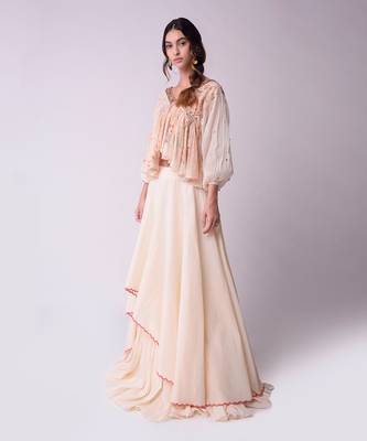 Ivory Organic Cotton Lehenga Set 3