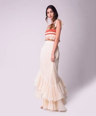 Ivory Organic Cotton Lehenga Set 2