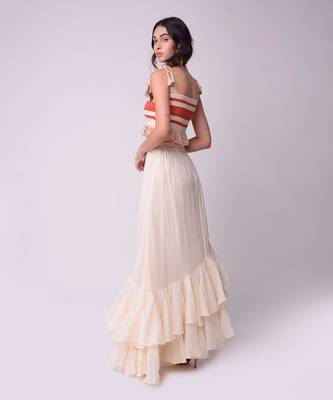 Ivory Organic Cotton Lehenga Set 6