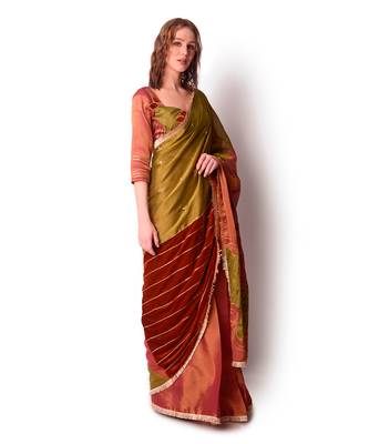 Multicolour Tissue Saree Set 3