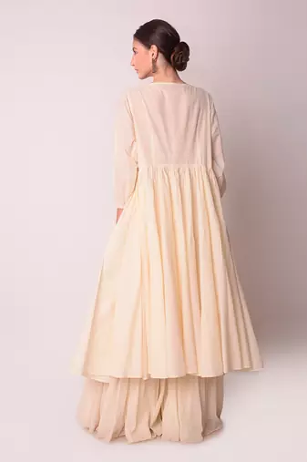 Ivory Organic Cotton Jacket Set