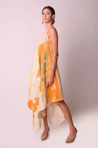 Ivory & Mustard Organic Cotton Dress
