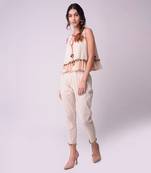 Ivory Organic Cotton Top With Pants