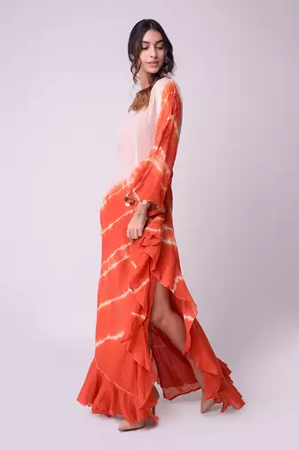 Ivory & Rust Organic Cotton Dress