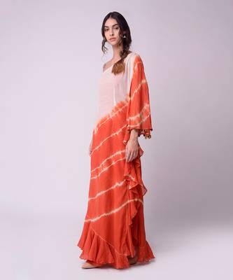 Ivory & Rust Organic Cotton Dress 4
