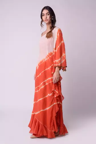 Ivory & Rust Organic Cotton Dress