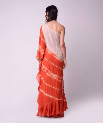 Ivory & Rust Organic Cotton Dress 5