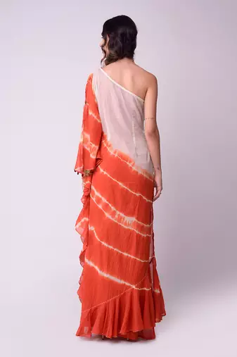Ivory & Rust Organic Cotton Dress
